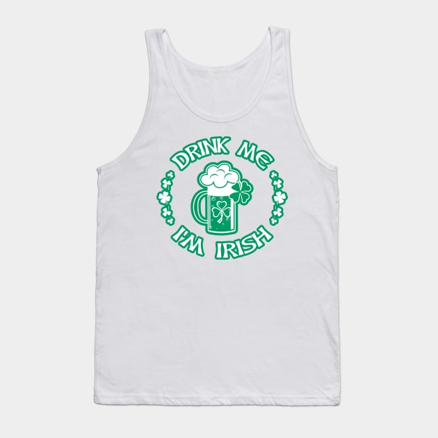 Irish holiday illustration. Tank Top by Alex Birch